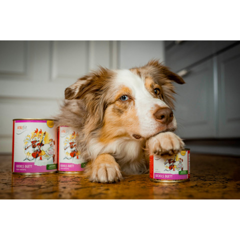Dog Wet pet food Cock's Duet (Gockels Duett) 810g 6 Piece -3- Anifit