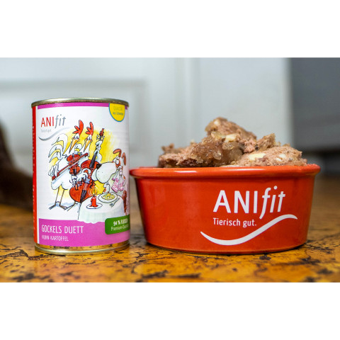 Dog Wet pet food Cock's Duet (Gockels Duett) 810g 6 Piece -5- Anifit
