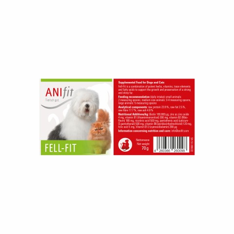 Cat Dog Supplements Fur-Fit (Fell-Fit) 70g 1 Piece -4- Anifit